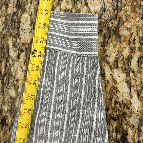 Tommy Bahama Linen Striped Long Sleeve Button Down Shirt Size XL - Picture 9 of 10